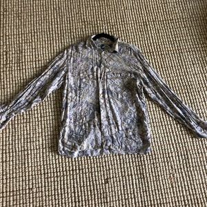 Urban Renewal vintage shirt in lilac and pastel